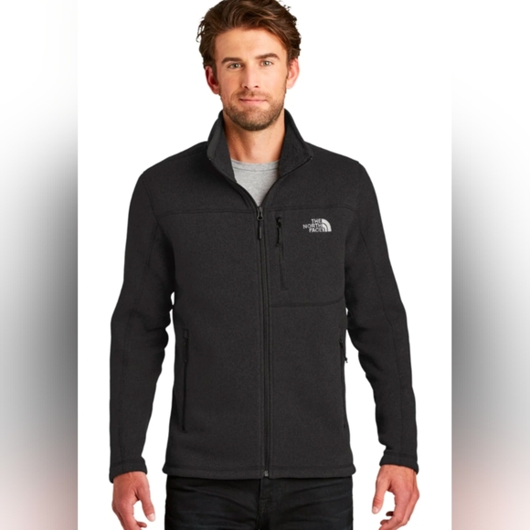The North Face Gordon Lyons Classic Full-Zip Fleece Jacket - Medium In Dark Gray - Picture 1 of 8